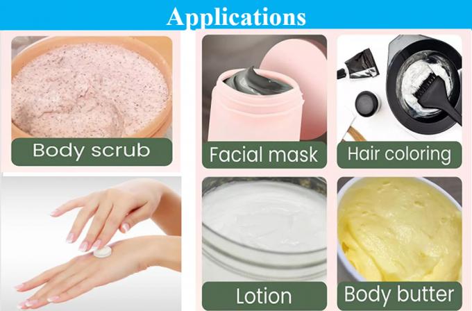 Empty Skin Cream Cosmetic Containers Double Wall 150g 250g 500g PP White Blue Plastic Cosmetic Ointment Jar