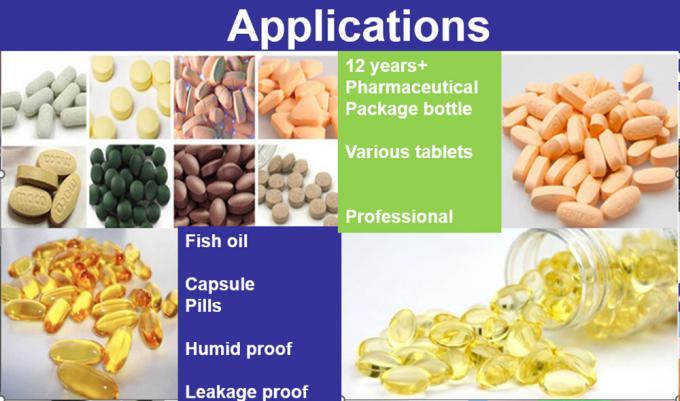 Empty Round White HDPE Capsules Tablets Bottle Plastic Supplements Medicine Pills Bottles Plastic Bottles