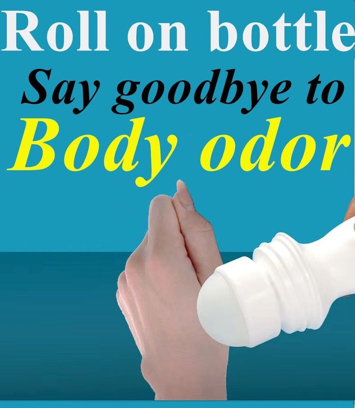 50 ml HDPE Rolo de plástico em frasco de desodorante Roller Mulheres frasco de corpo perfumado Criança Crianças frasco de rolos antitranspirante