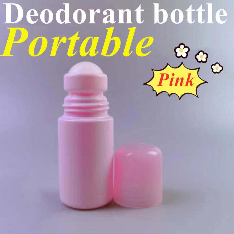 Desenho de última geração 30 Ml 50 Ml 60 Ml Recheado Deodorante Branco HDPE Rolo de Plástico em garrafa