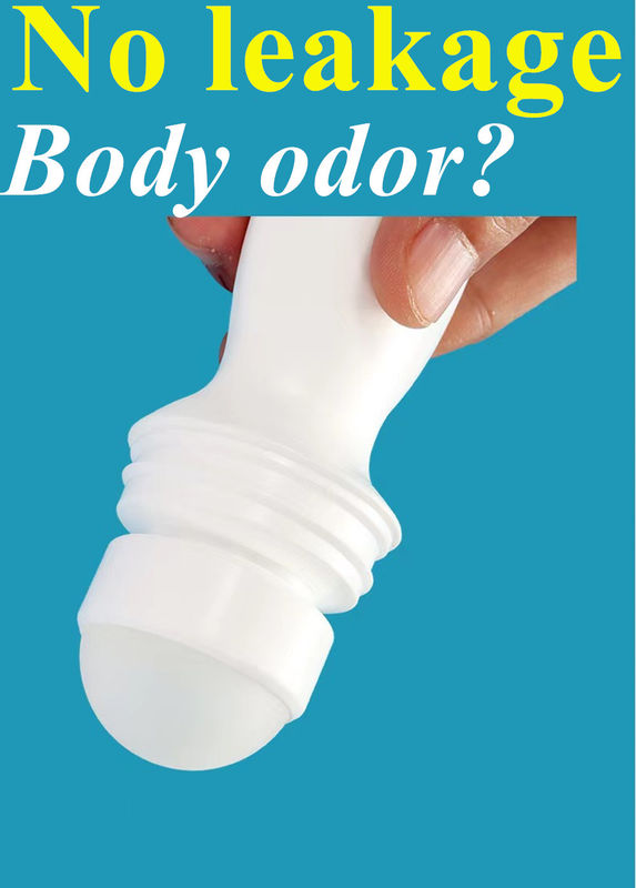 30 ml 50 ml 60 ml 100 ml PE Rolo de plástico em frasco de desodorante Roller de corpo perfumado frasco roller antitranspirante em frasco