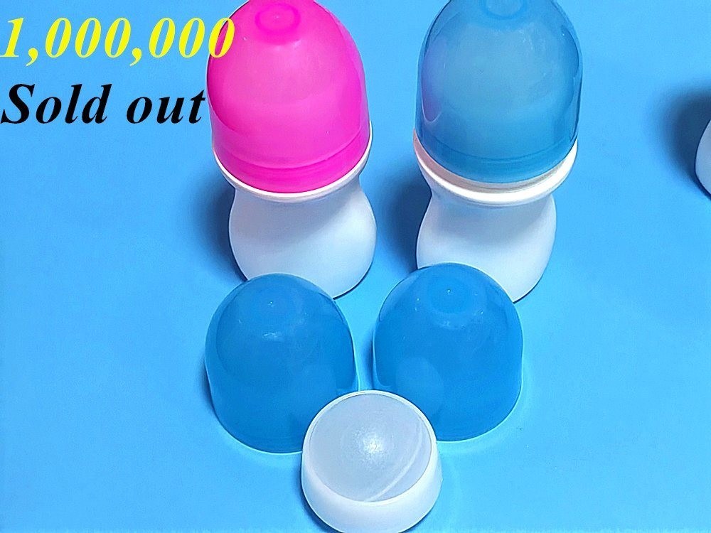 HDPE 30ml 50ml 60ml 100ml Rolo de plástico em cilindro branco garrafa de rolos redondos Deodorante recipiente com rolo em bola