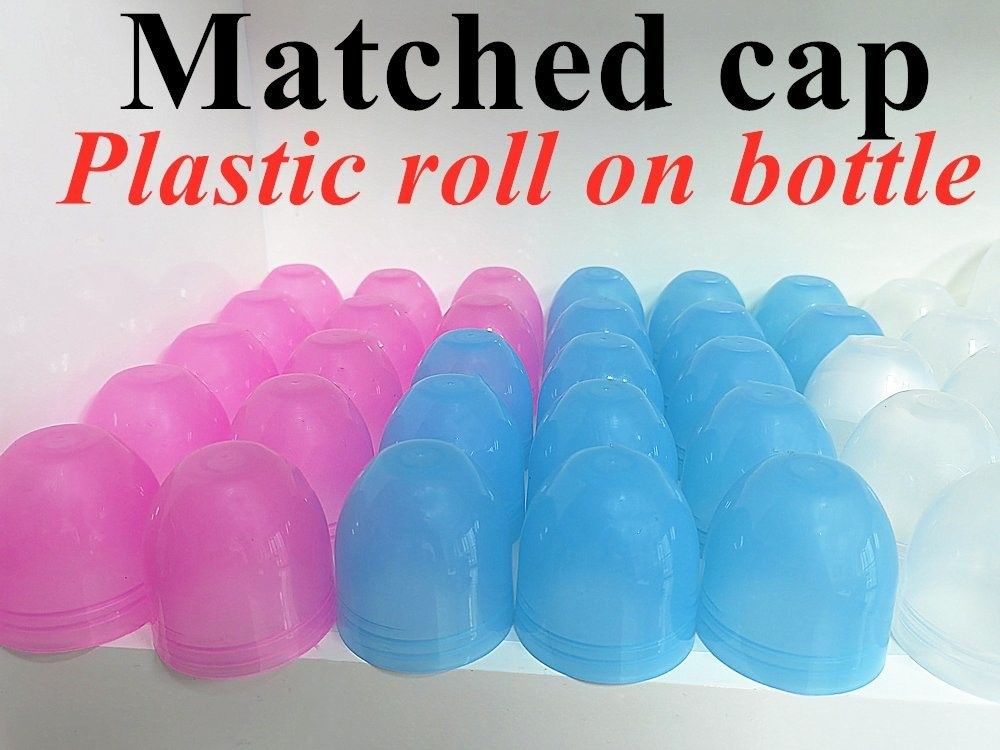 30 ml de protetor solar de 50 ml de HDPE para cuidados corporais óleo essencial vazio Botão de desodorante de plástico com bola de rolos para odor corporal