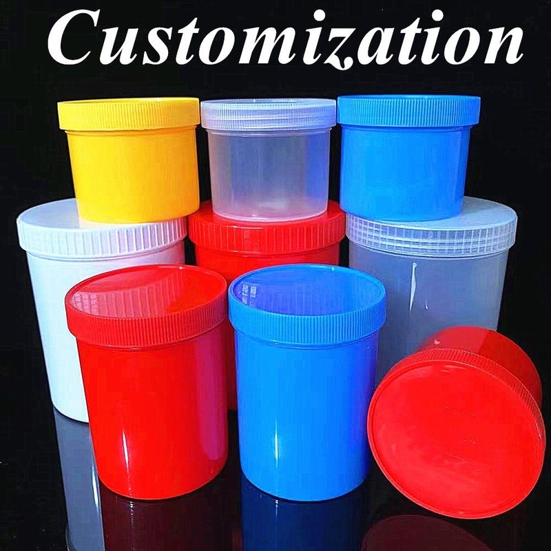 250 ml 500 ml 950 ml Cosmético Creme Facial Jar Olho cabelo corpo Creme Jar recipiente de creme vazio PP plástico Cosmético Jar