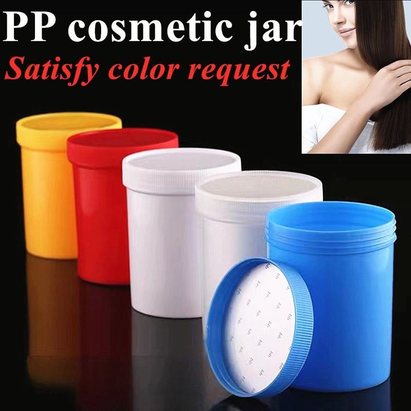 Recipiente de cosméticos 150g 250g 500g Branco preto PP Plástico Olho Rosto Creme Corpo frasco com maquiagem Cap parafuso frasco sub pacote