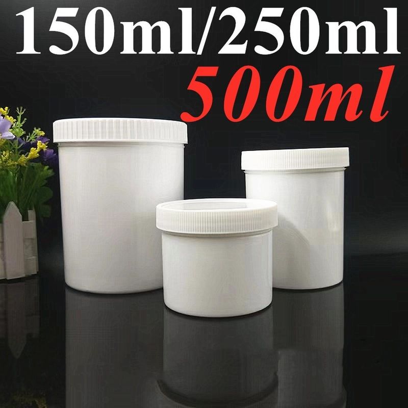 Embalagem de cosméticos Cuidados da pele Tamanho Cor Personalização 150g 250g 500g PP frasco plástico cosmético frasco cosmético recarregável