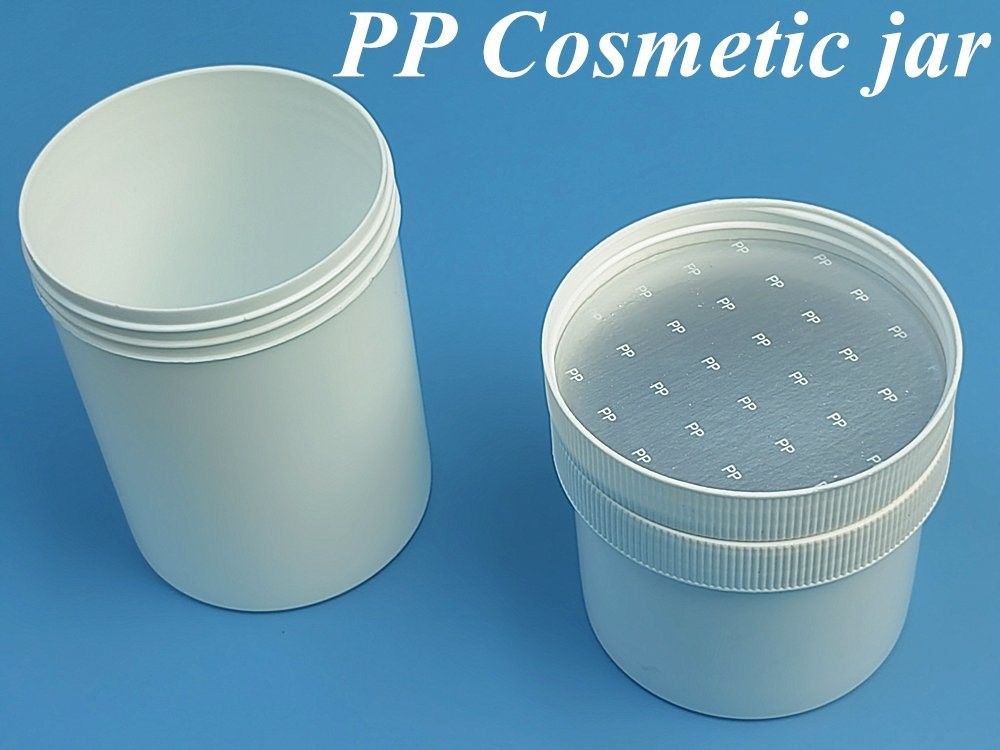 5oz 8oz 17oz Branco Negro Azul Vermelho Embalagem Cosmética Creme Recipiente de plástico PP plástico frasco de creme de beleza