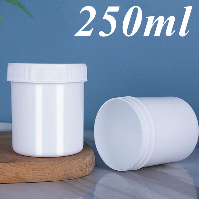 Frasco de creme de plástico PP vazio recipiente de creme facial 250g 500g recipiente de cosmético vazio recipiente de esfregar lábios recipiente de cabelo frasco de cosméticos PP