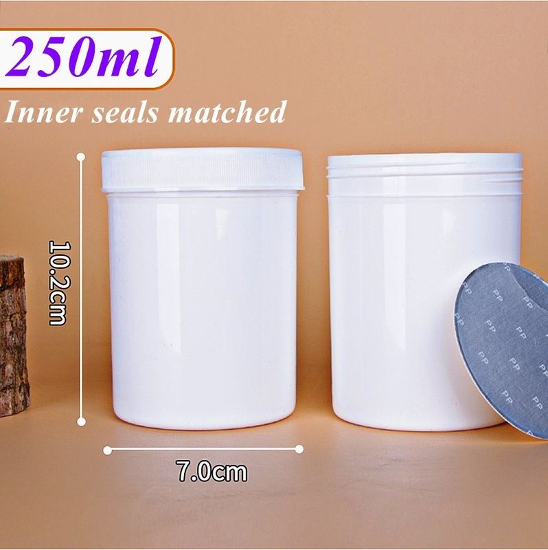 150 ml 250 ml 500 ml 1000 ml recipiente vazio lata de alimentos de plástico PP pomada de creme cosmético frasco com tampa fácil de abrir