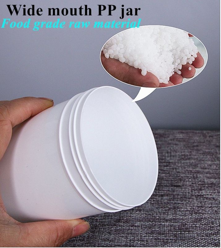 Garrafa de cosméticos de PP translúcida de 250 ml 500 ml 1000 ml 1000 g Garrafa de cosméticos de plástico de PP ecológico