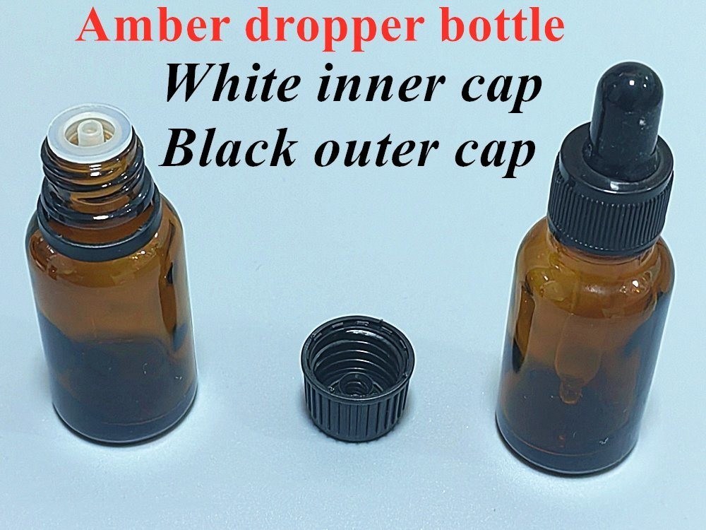 30 ml 50 ml 60 ml 100 ml Óleos para Cabelo Sero Óleo de Barba Ambar Marrom óleo essencial vazio redondo Garrafa de vidro