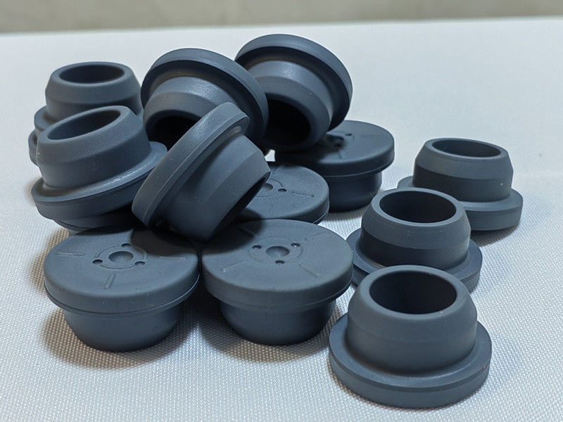 13mm 20mm 28mm Cores cinzentas Violos de vidro para injecção Utilizam frasco de pó liofilizado Farmacêutico Butilo rolha de borracha