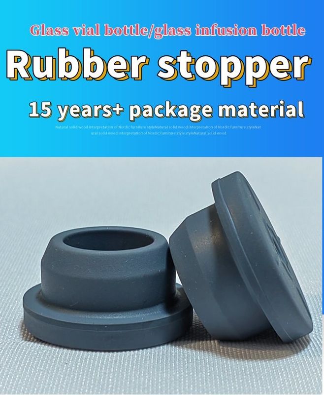 13mm 20mm 32mm Liofilização Halogenada Butilo de borracha médica rolha de borracha para injeção de vidro frasco antibiótico