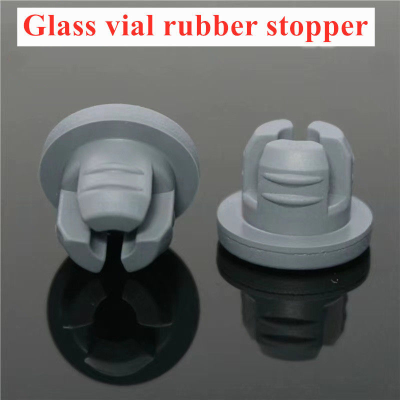 13 mm 20 mm 28 mm 32 mm Vidro Médico de Silício Cinzento fecho de frasco injetável rolha de borracha de butil farmacêutica