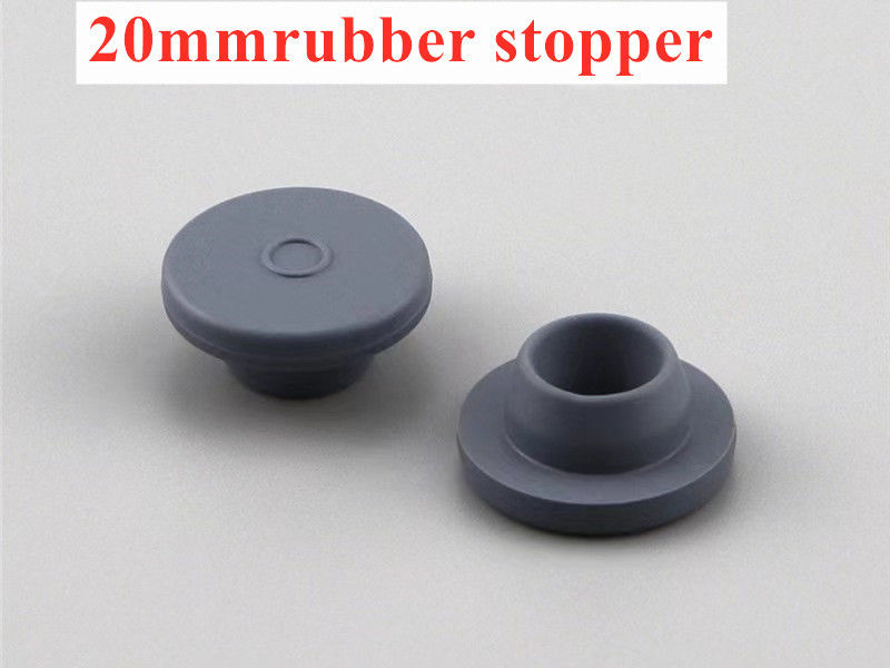 Fechaduras de frascos de frascos médicos de 20 mm e 23 mm, rolhas de borracha de butil medicinal para liofilização farmacêutica, frascos de vidro
