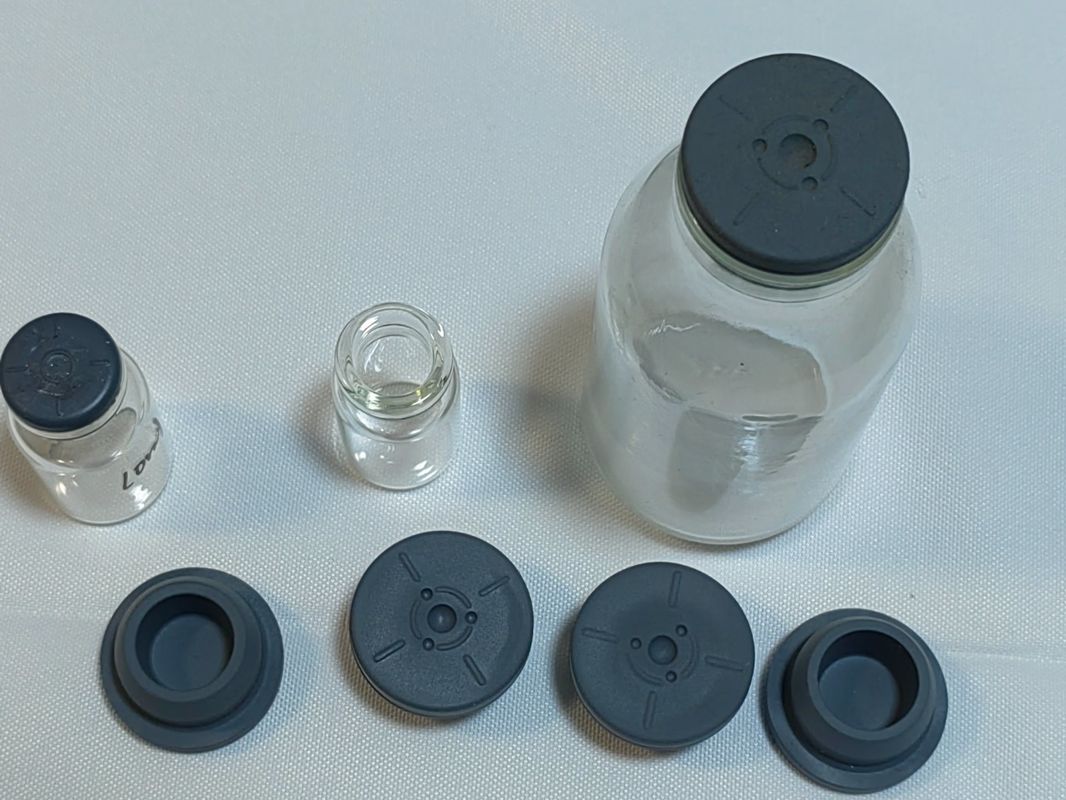 Fechaduras de frascos de frascos médicos de 20 mm e 23 mm, rolhas de borracha de butil medicinal para liofilização farmacêutica, frascos de vidro