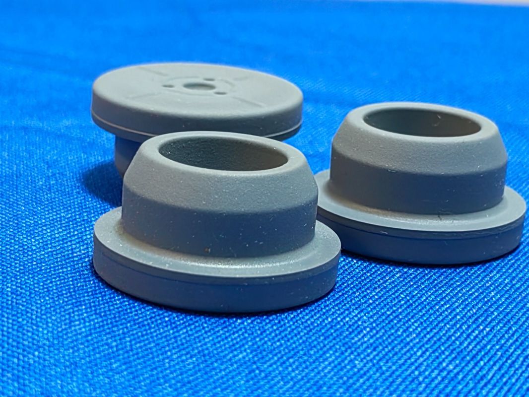 Embalagem Farmacêutica 13mm 20mm 28mm 32mm Sem lavagem Estéril, Medicinal, Butilo, Goma, rolha para frasco de vidro Injetável