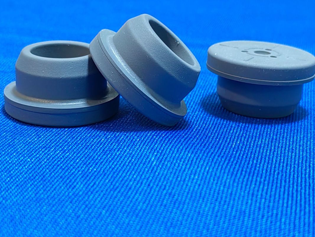 Embalagem Farmacêutica 13mm 20mm 28mm 32mm Sem lavagem Estéril, Medicinal, Butilo, Goma, rolha para frasco de vidro Injetável
