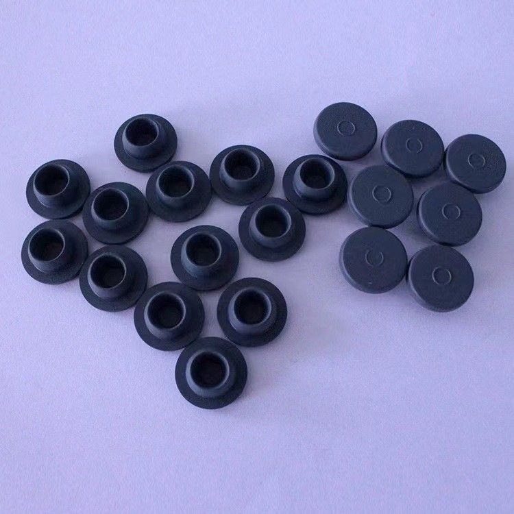 13 mm 20 mm 28 mm Chapa de borrominação de borracha de silicone de qualidade farmacêutica para frasco de injecção liofilizado de vidro