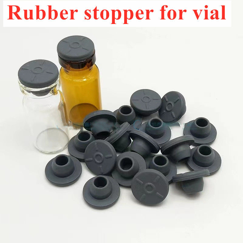 Vidro de liofilização 13 mm 20 m 28 mm 32 mm Vials Cinza Médico Butil Borracha rolha para frasco de vidro frasco de perfusão de vidro