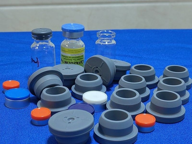13mm 20mm 28mm 32mm Cinza Farmacêutica Chlorobutyl Butyl Borracha rolha de vidro frasco para injecção frasco de vacina