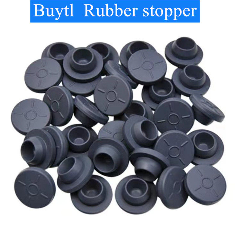 Conformidade GMP 13mm 20mm 23mm 28mm 32mm Estéril rolante de borracha butílica médica para frasco de perfusão de vidro