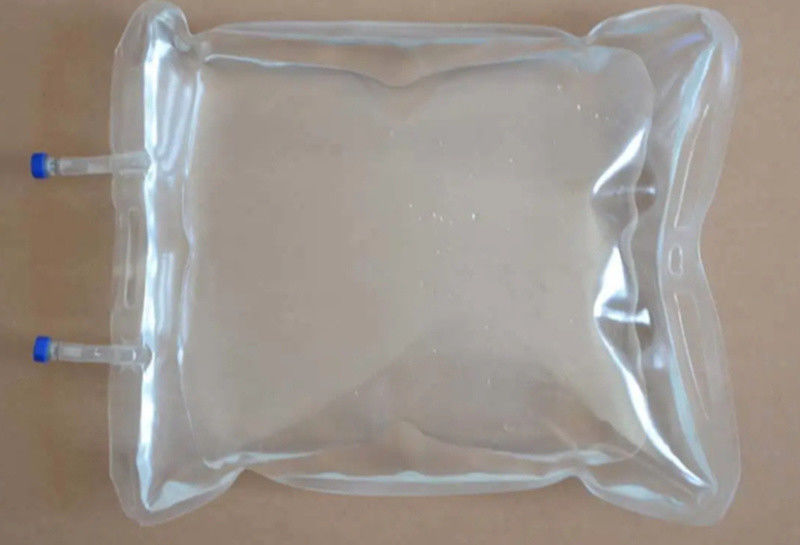 Grande Volume 2000ml 3000ml 5000ml 7mm veterinário PVC descartável Saco de Infusão IV com Portão Duplo de Desligação