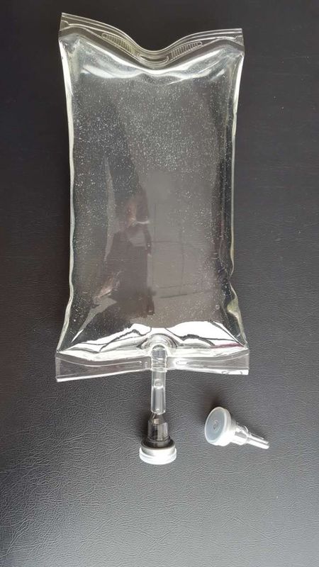 Sacos de perfusão médica PVC descartável 100 ml 250 ml 1000 ml 2000 ml Sacos IV sem Dehp Sacos IV solução líquida