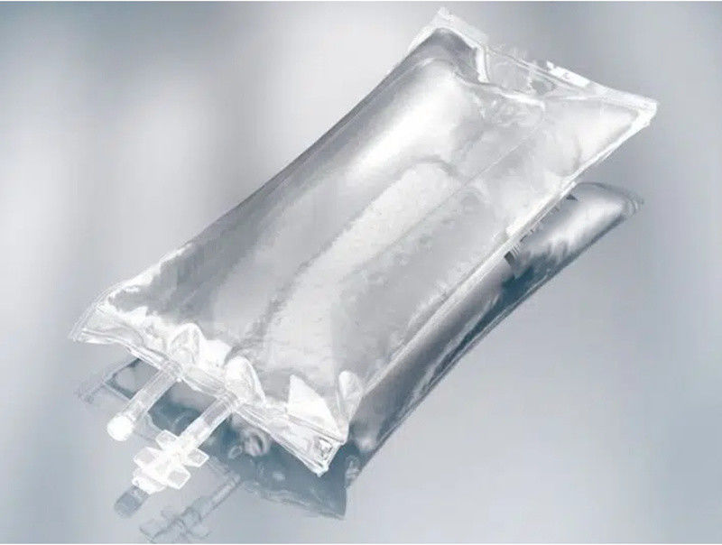 500 ml 1000 ml de PVC Sacos IV estéreis Sacos PVC IV de plástico descartável Sacos médicos estéreis Sacos de perfusão