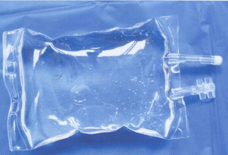 500 ml 1000 ml de PVC Sacos IV estéreis Sacos PVC IV de plástico descartável Sacos médicos estéreis Sacos de perfusão