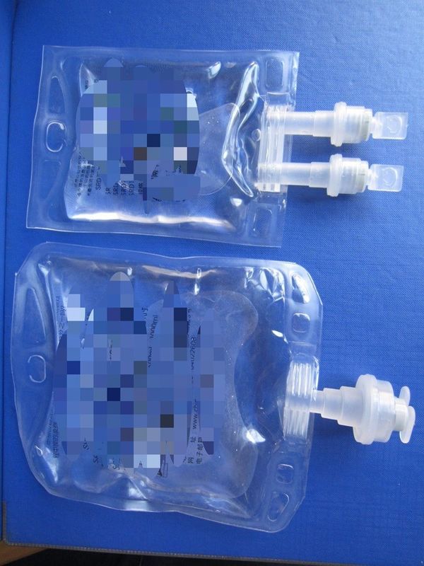Saco de perfusão de polipropileno 100 ml 250 ml Cloreto de Sódio Não PVC IV Saco transparente Saco de perfusão médico Não PVC vazio