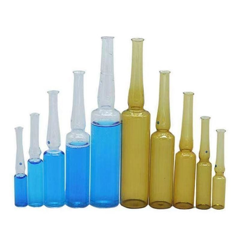 2 ml 3 ml 5 ml 10 ml 20 ml soro antienvelhecimento claro para clareamento da pele Amber Injecção Ampolas de vidro vazias para injecção