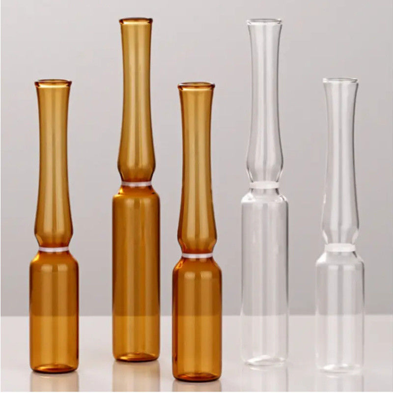 1 ml 2 ml 5 ml 10 ml Padrão ISO Ybb Padrão USP Tipo 1 USP Tipo 2 Ampola de vidro OPC Ampola de vidro borosilicato neutro