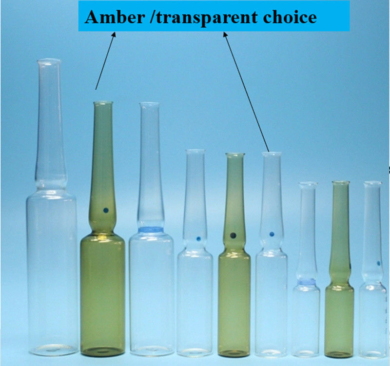 1 ml 2 ml 5 ml 10 ml Padrão ISO Ybb Padrão USP Tipo 1 USP Tipo 2 Ampola de vidro OPC Ampola de vidro borosilicato neutro