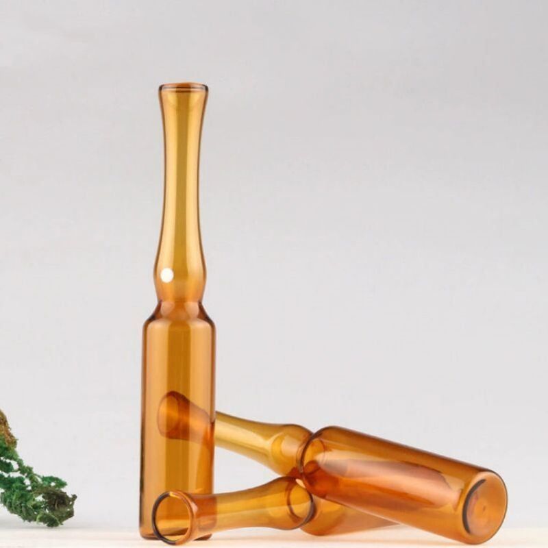 1 ml 2 ml 5 ml 10 ml YBB USP Ampolas de vidro borosilicato vazias para injecção Ampolas de vidro âmbar transparente para Farmac