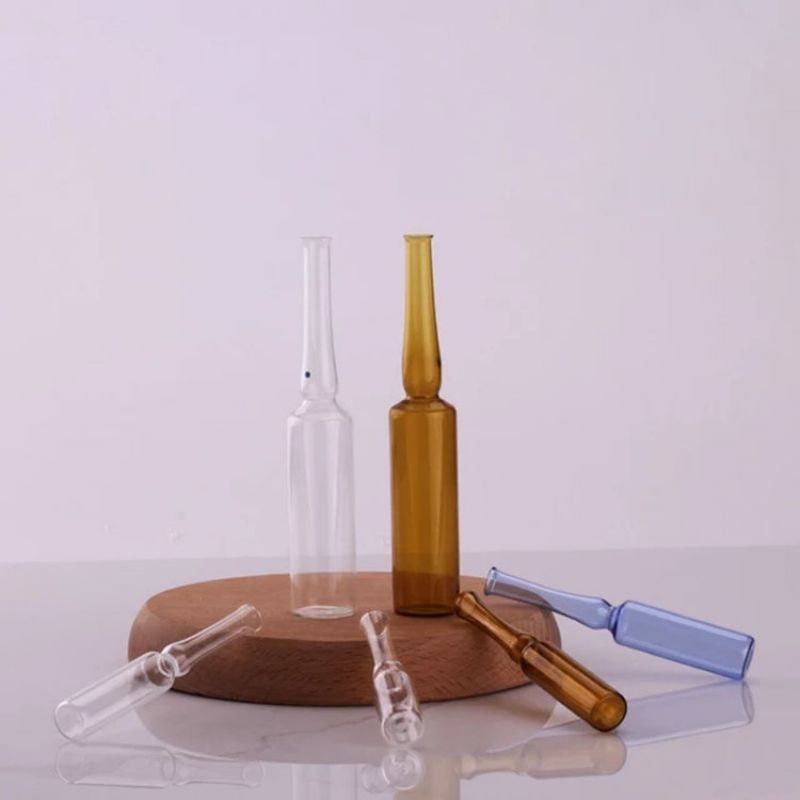 Farmacêutico 1ml 2ml 5ml 10ml Formulario ISO A B C D Ampola de vidro médico vazia Padrão ISO para Medicina Injectacional