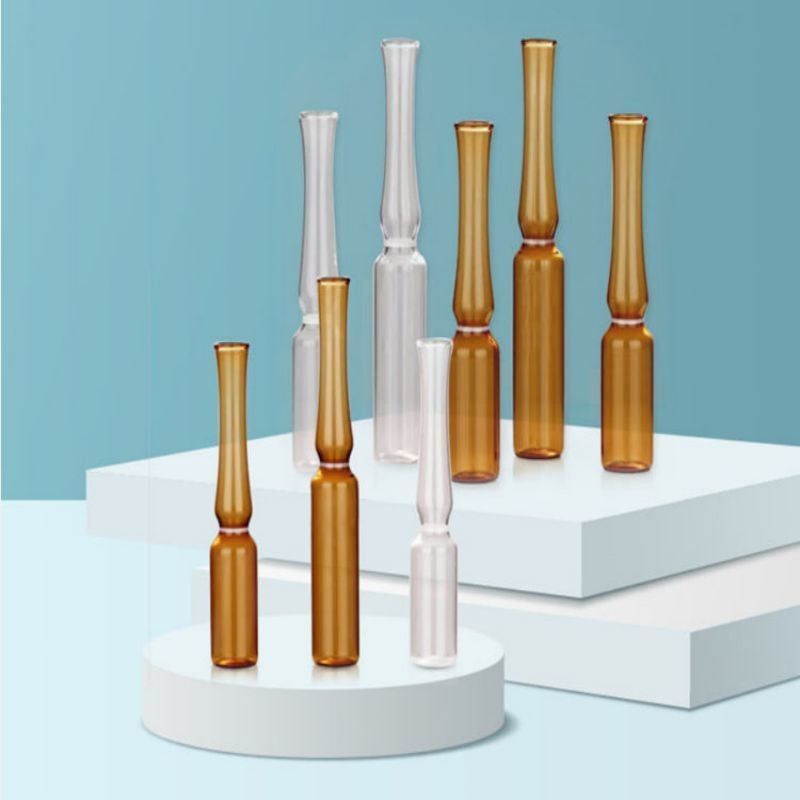Farmacêutico 1ml 2ml 5ml 10ml Formulario ISO A B C D Ampola de vidro médico vazia Padrão ISO para Medicina Injectacional