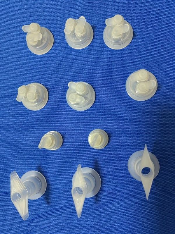 30 mm 32 mm Chapas de anel de puxa para garrafa de perfusão de PP Lvp Saco de perfusão não de PVC