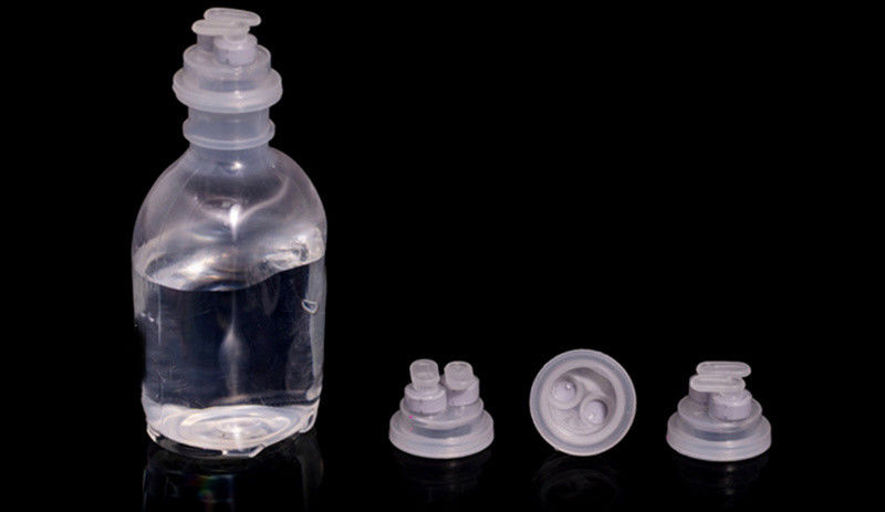 30 mm 32 mm Pull Ring Single Port Infusion Euro Head Cap para Sacos de Infusão Não PVC
