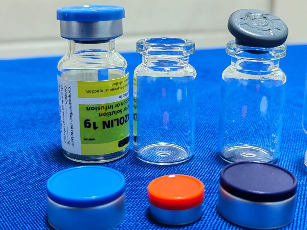 10 ml 20 ml Ambre Limpido Limão Limpido Lavado Estéril Vidro Despirogenado Vial de Injecção para Antibióticos