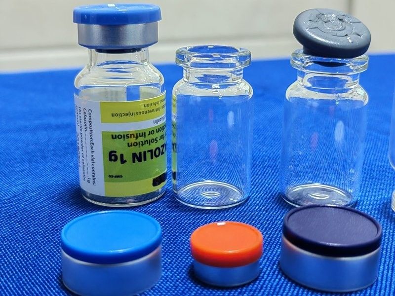 Vial de Penicilina Farmacêutico 5 ml 10 ml 20 ml recipiente de frasco Vial de vidro de vidro estéril para injecção de vidro pequeno, claro, âmbar médico