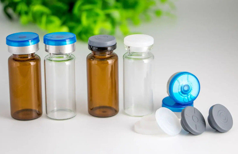 5 ml 7 ml 10 ml 20 ml vazio Farmacêutico Ambar pequeno Injecção clara Borosilicato tubular Vial de vidro com tampa desligável