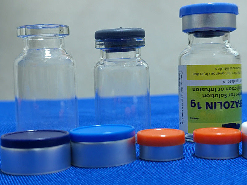 Vial de vidro estéril de 5 ml 10 ml de pescoço comprimido Tubular Ambrósio claro Farmacêutico frasco de injecção de antibióticos Vial de vidro