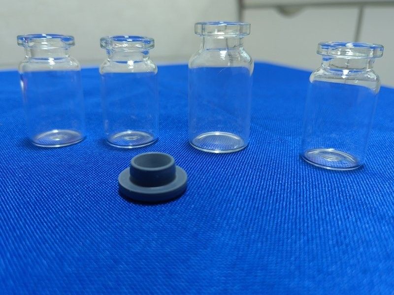 10 ml 20 ml Ambar transparente Vazio Crimp de pescoço borosilicato tubolar Vial de vidro para medicamento em pó líquido