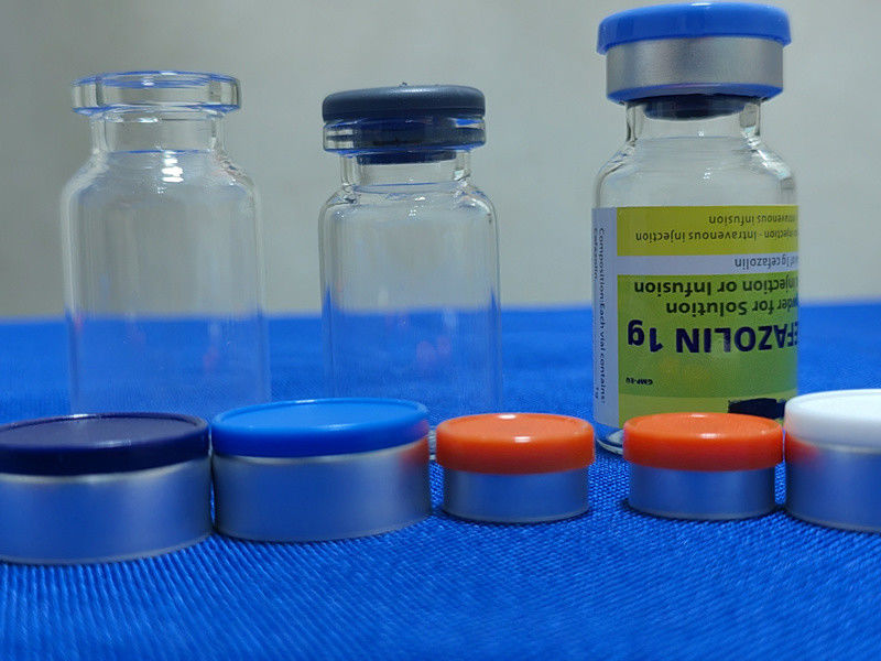 10 ml 20 ml Ambar transparente Vazio Crimp de pescoço borosilicato tubolar Vial de vidro para medicamento em pó líquido