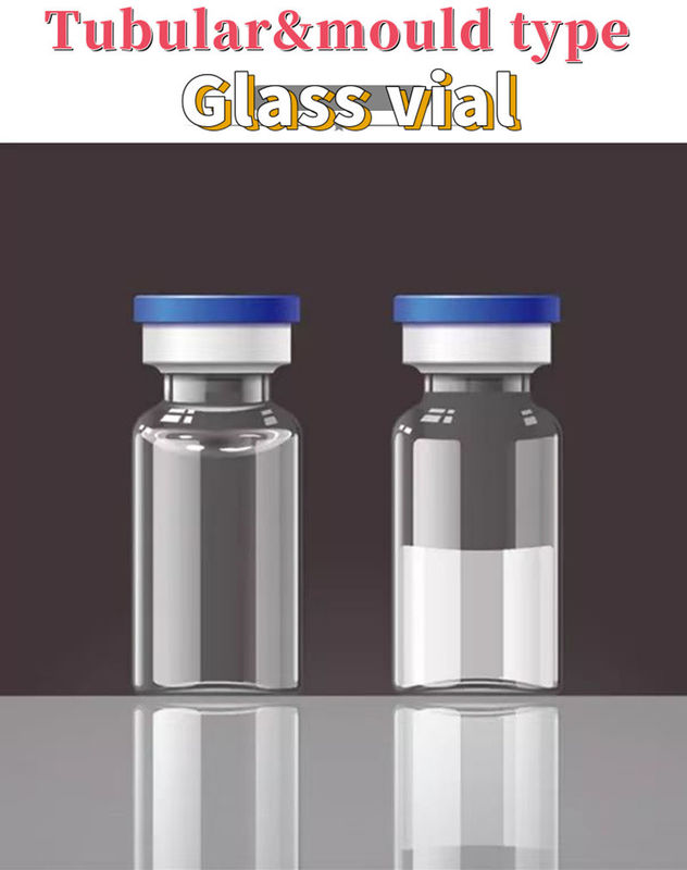 Penicilina para Injecção Vial de vidro 5 ml 10 ml Borosilicato Ambar Clare Vial de vidro Tubular Farmacêutico para Injecção