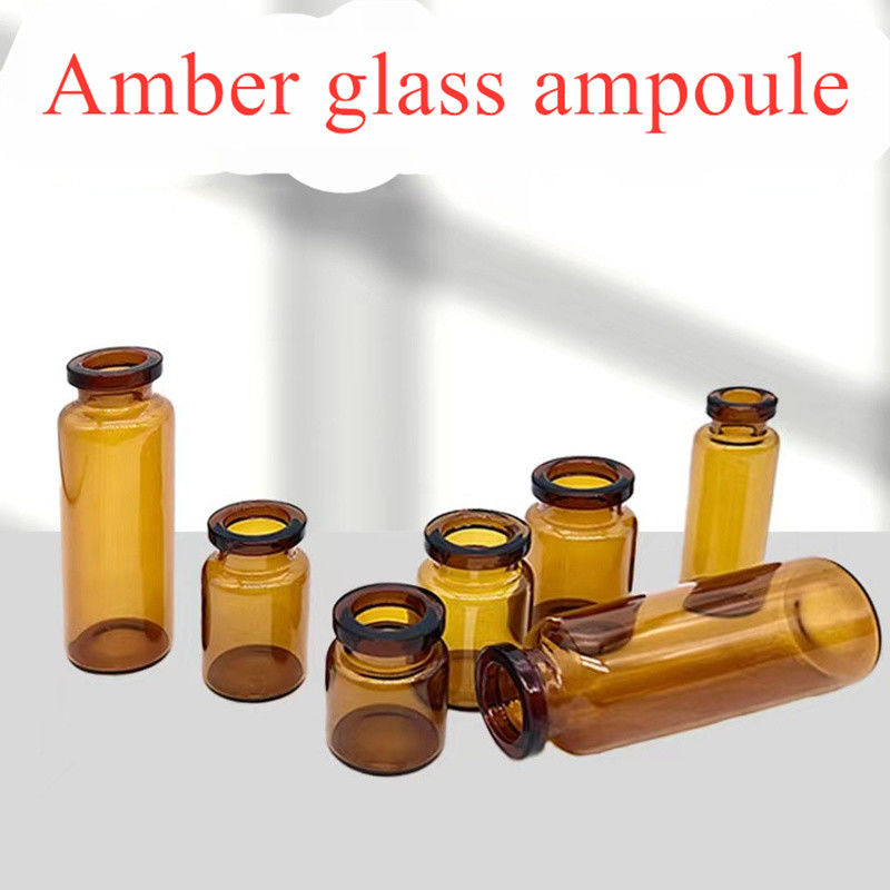 Penicilina para Injecção Vial de vidro 5 ml 10 ml Borosilicato Ambar Clare Vial de vidro Tubular Farmacêutico para Injecção