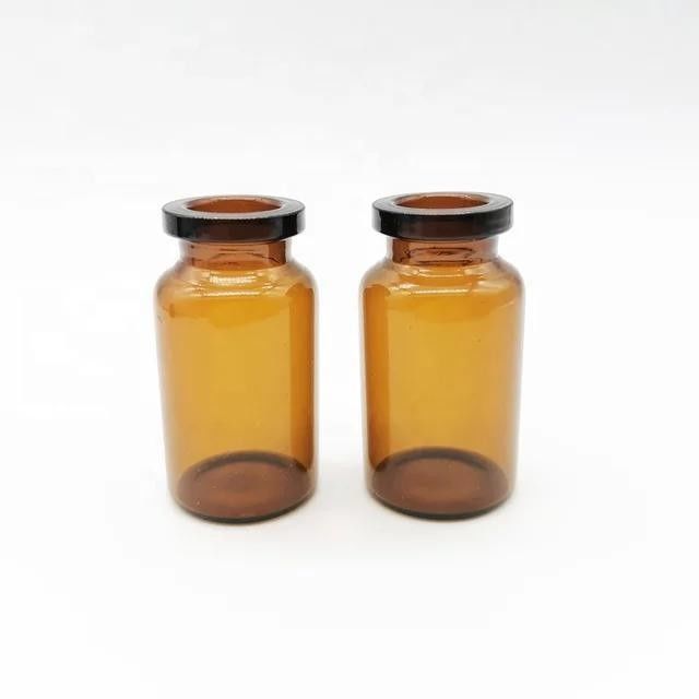 7 ml 10 ml 20 ml Medicamento Transparente Ambar Claros Tubulares Estéreis de Vidro para Injecção Garrafa de Vidro Violos de Vidro para Farmacêuticos