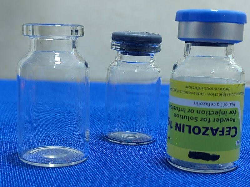 5 ml 7 ml 10 ml Frascos de Vidro Medicinal Estéril Limpando o pescoço Frasco de Vidro Tubular para Injecção