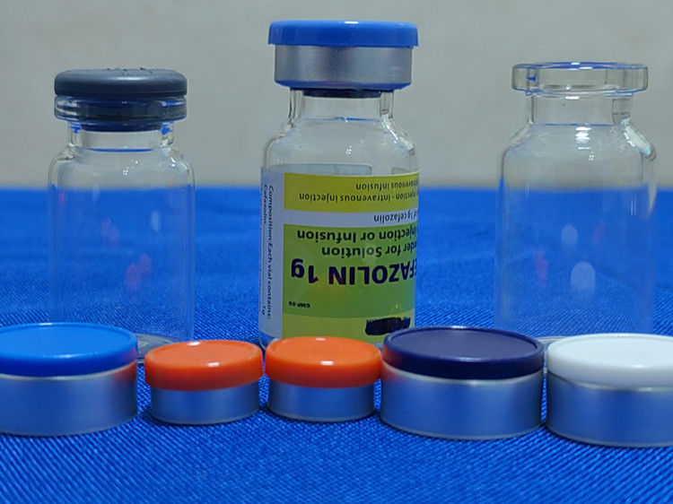 Frasco de vidro moldeado Tipo I Frasco de vidro médico 10 ml Com rolha de borracha